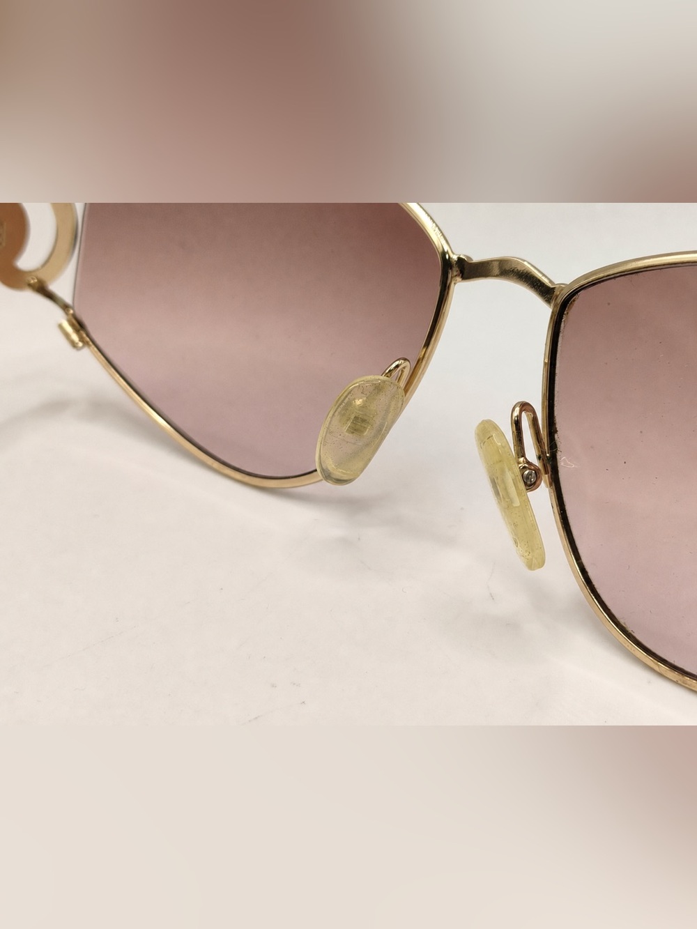 Dior Gold Frame Pink-Brown Gradient Women's Sunglasses - Picture 6 of 8